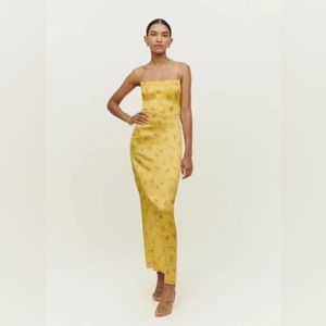 Reformation Frankie Silk Dress - NWT